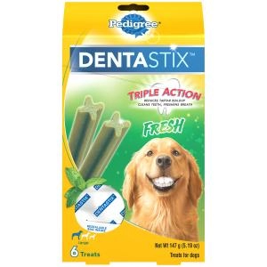 Image of Pedigree Dentastix Fresh Daily Dental Chews Medium Dog 5 Sticks