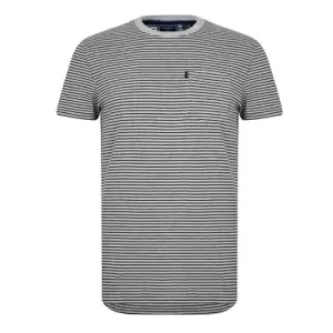 Image of Superdry Stripe T-Shirt - Grey