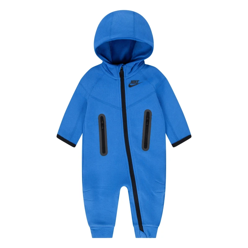 Image of Nike Tech Flc Hooded Light Blue unisex 0-6 Mnth