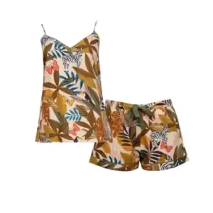 Image of Cyberjammies Savannah Safari Print Cami Set - Green