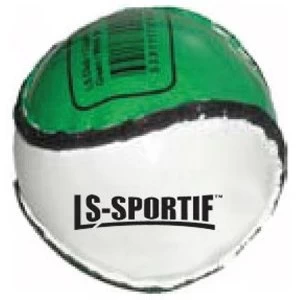 Image of LS Sportif Hurling Club and County Sliotar Ball Green/White - Junior