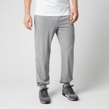 Image of Hugo Boss Mix and Match Cuffed Lounge Pants Grey Marl Size 2XL Men