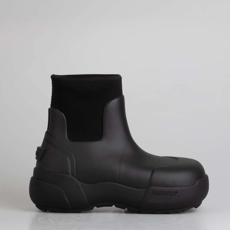 Image of Ambush Rubber Boots - Black UK 1