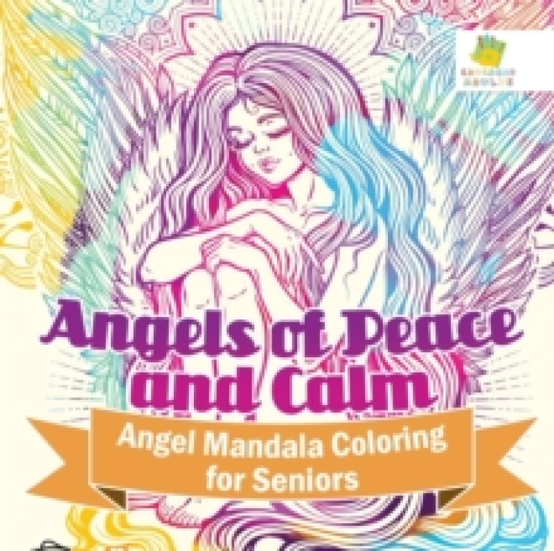 Image of Angels of Peace and Calm Angel Mandala Coloring for Seniors Paperback / softback