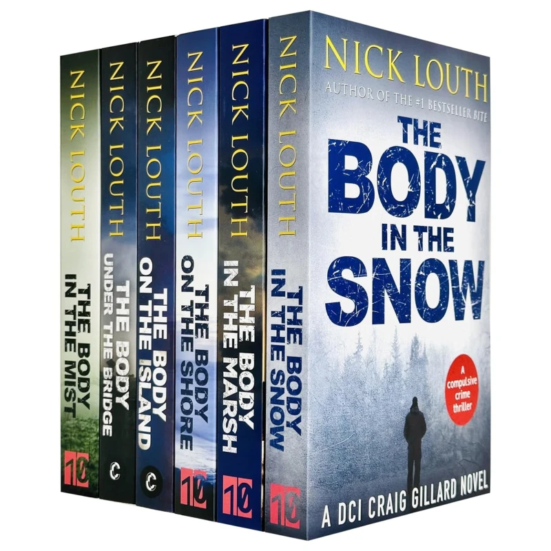 Image of DCI Craig Gillard Crime Thrillers Series 6 Books Collection Set by Nick Louth (The Body on the Shore, The Body Under the Bridge) Nick Louth Books