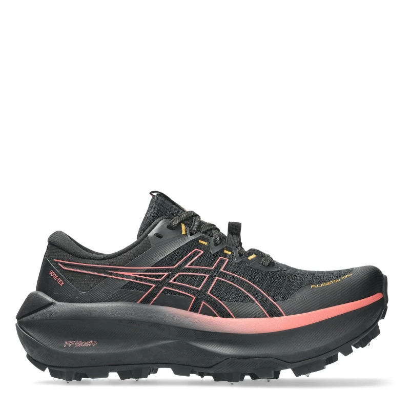 Image of Asics Womens Fujisetsu Max GTX Fujitrabuco Trail Running Shoes Black/Dark Pink female 4 (37)