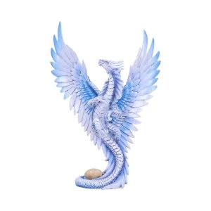 Image of Adult Silver Dragon (Anne Stokes) Figurine