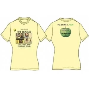 Image of Long and Winding Road Ladies Pina Colada Vintage Print TS