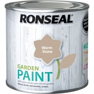 Image of Ronseal General Purpose Garden Paint Warm Stone 250ml