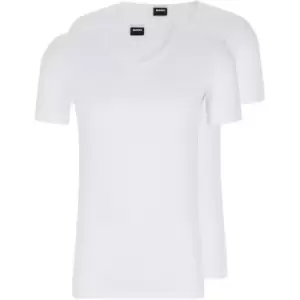 Image of Boss Boss 2 Pack Slim T-Shirt - White
