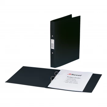 Image of Style Lever Arch File Paper On Board A4 Black Ref NRB0100 Pack 10