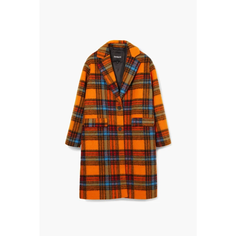 Image of Desigual Womens coat Desigual Napoles Orange Female XL