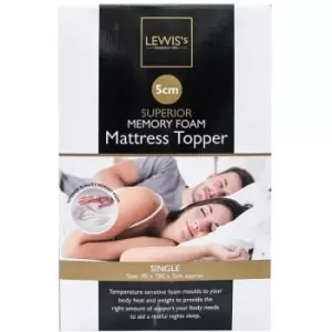 Image of Memory Foam Topper 5cm - Double