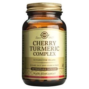 Image of Solgar Cherry Turmeric Complex 60 Vcaps