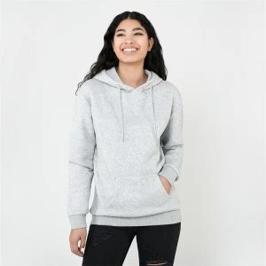 Image of Firetrap Basic Hoodie Ladies - Grey Marl