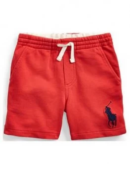 Image of Ralph Lauren Boys Big Pony Jersey Short - Red