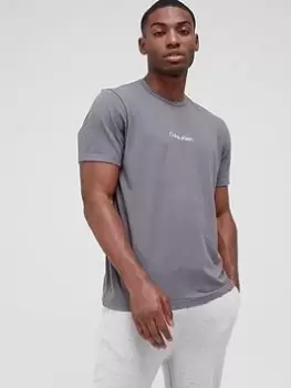 Image of Calvin Klein Modern Structure Lounge T-Shirt - Sleek Grey , Sleek Grey Size M Men