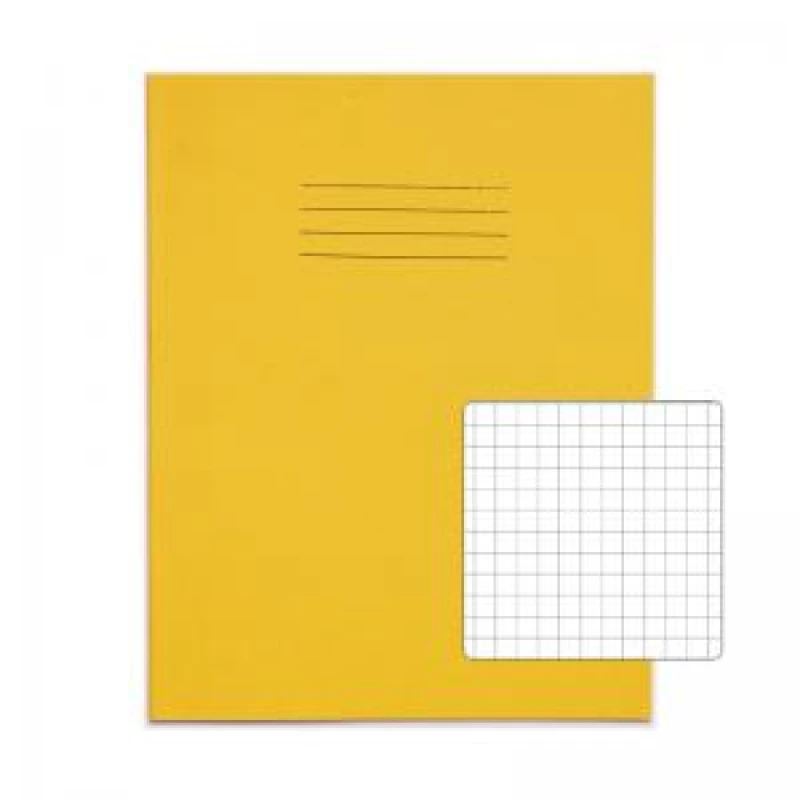 Image of RHINO 9 x 7 Exercise Book 48 Page, Yellow, S7 (Pack of 10)