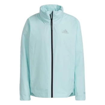 Image of adidas Traveer RAIN. RDY Jacket Womens - Halo Mint