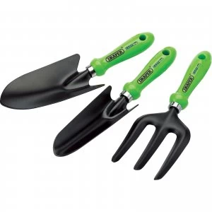 Image of Draper 3 Piece Hi Vis Garden Tool Set