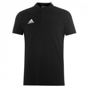 Image of adidas Condivo Polo Shirt Mens - Black/White