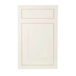 Image of Cooke Lewis Carisbrooke Ivory Fixed frame cabinet door W450mm