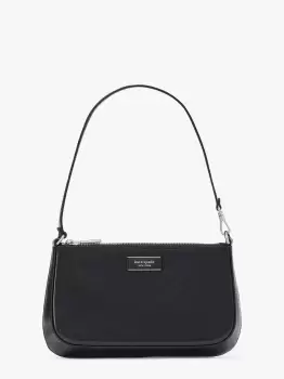 Image of Kate Spade Sam Icon Nylon Mini Pochette, Black, One Size