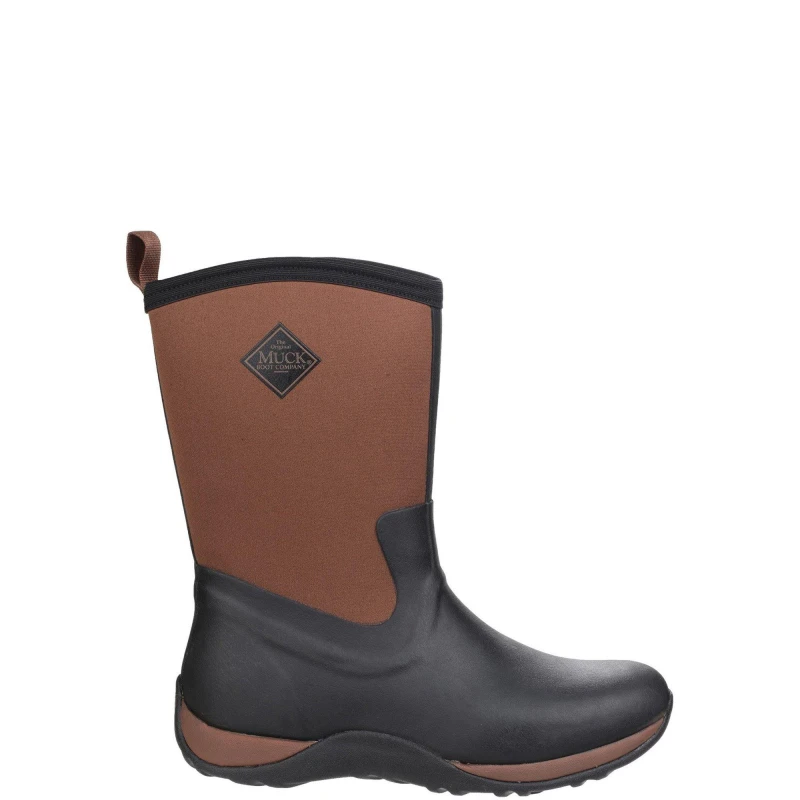 Image of Muck Boots Arctic Weekend Pull On Wellington Boot Black female 6 (39)