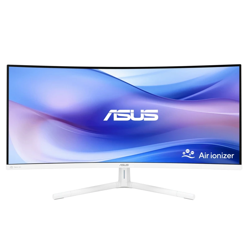 Image of Asus ASUS VU34WCIP-W computer monitor 86.4cm (34") 3440 x 1440 pixels Wide Quad HD White 90LM0AIT-B01M71