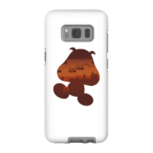 Image of Nintendo Super Mario Goomba Silhouette Phone Case - Samsung S8 - Tough Case - Gloss