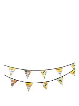 Image of Summerhouse By Navigate Waikiki Bunting - 15 Flags / 6M Length (Floral & Stripes)