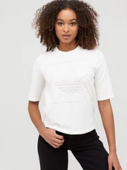 Image of Adidas Originals Embellished T-Shirt - White