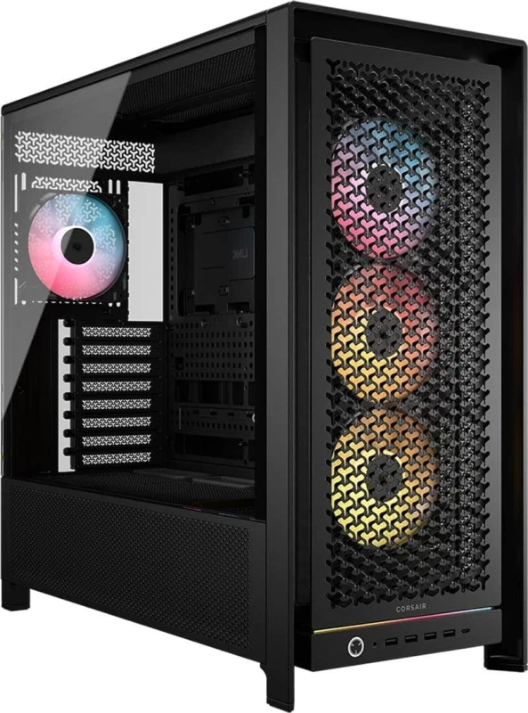 Image of Corsair FRAME 5000D RS ARGB Modular Full Tower EATX PC Gaming Case - Black - CC-9011309-WW