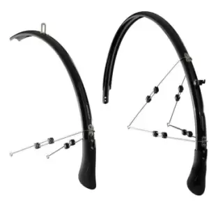 Image of Bontrager NCS II Road Mudguard Set - Black