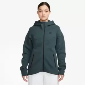 Image of Nike Sportswear Tech Fleece Windrunner Womens Full-Zip Hoodie - Blue