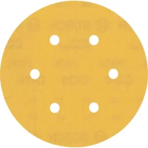 Image of Bosch Expert C470 Red Wood Top Sanding Discs 150mm 150mm 400g Pack of 5
