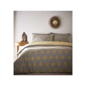 Image of Portfolio Joel Ochre King Size Duvet Cover Set Bedding Quilt Bed Set