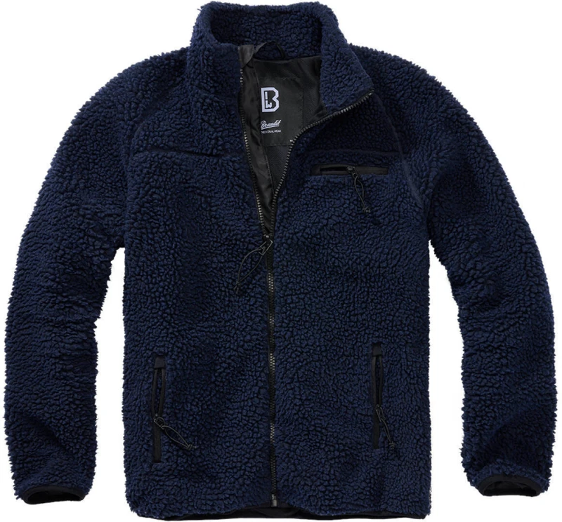 Image of Brandit Teddyfleece Jacket, blue, Size M