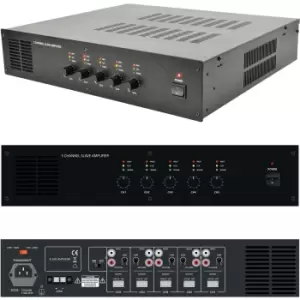 Image of 5x 60W Multi Zone Mixer Amplifier System 100V 8Ohm HiFi Speaker Switch Splitter