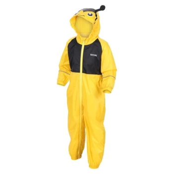 Image of Regatta Charco Waterproof Animal Hooded Suit - MaizeYlwBee