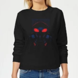 Image of Aquaman Black Manta Womens Sweatshirt - Black - S