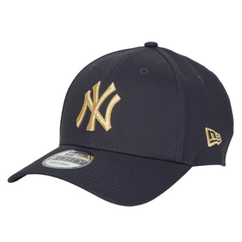 Image of New-Era METALLIC 9FORTY NEW YORK YANKEES womens Cap in Black