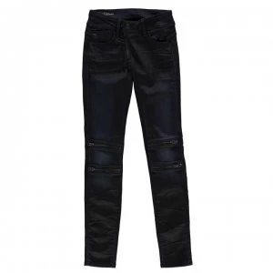 Image of G Star Lynn Custom Mid Skinny Jeans - dk aged