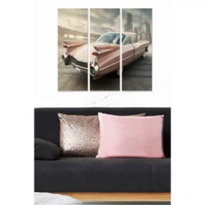 Image of MDF25055855 Multicolor Decorative MDF Painting (3 Pieces)