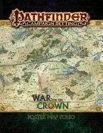 Image of pathfinder campaign setting war for the crown poster map folio