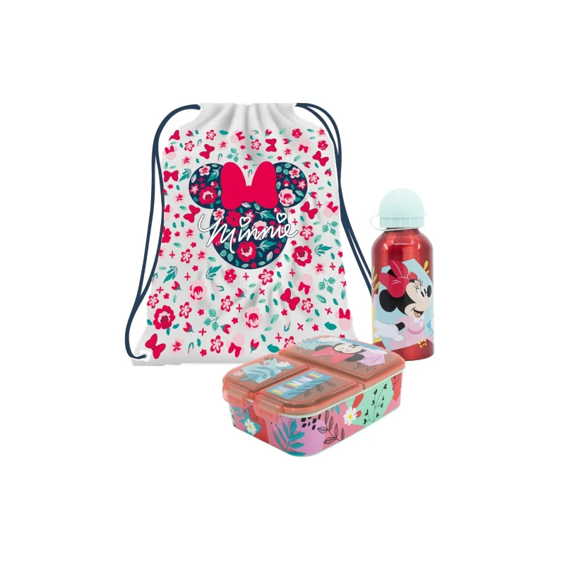 Image of Minnie Mouse Lunch Set - Minnie Mouse Lunch Boxes 98814 Blue 38447618000