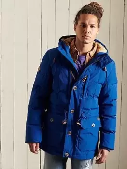 Image of Superdry Mountain Expedition Jacket, Royal Blue Size M Men