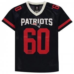 Image of NFL Mesh Jersey T Shirt Juniors - Patriots