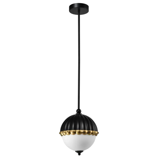 Image of Pralines Globe Pendant Ceiling Light Black, E27