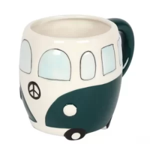 Image of Dark Green Campervan Mug